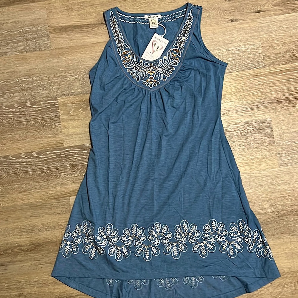 XS Krista Lee sleeveless summer dress.